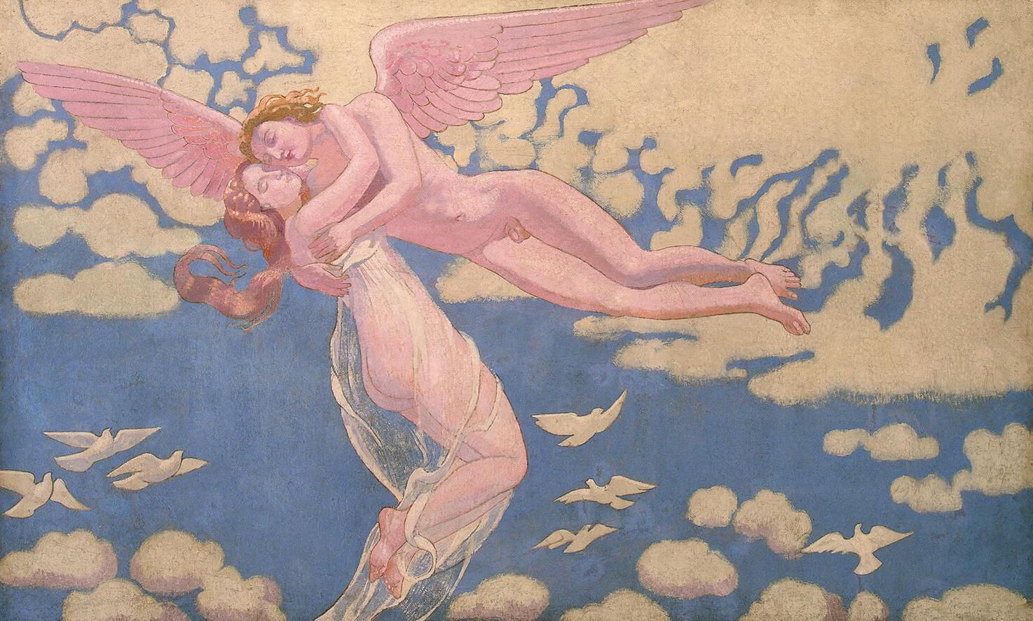 Cupid Carrying Psyche Up To Heaven by Maurice Denis
